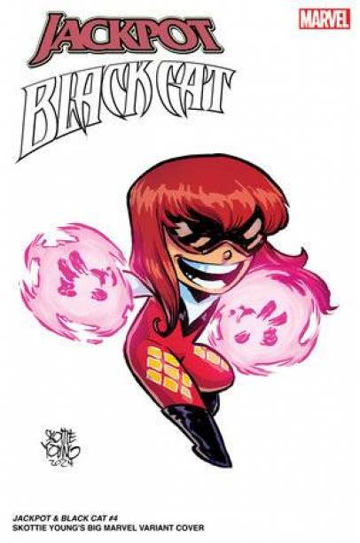 JACKPOT BLACK CAT #4 SKOTTIE YOUNG BIG MARVEL VAR