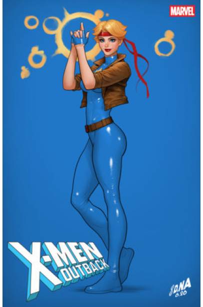 X-MEN: OUTBACK #2 DAVID NAKAYAMA COLOR BLOCK BLUE VARIANT