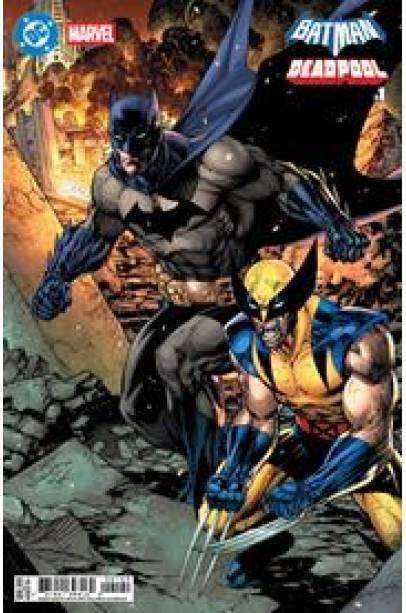 DC MARVEL BATMAN DEADPOOL #1 (ONE SHOT) CVR K JIM LEE BATMAN WOLVERINE CARD STOCK VAR FIRST PRINT