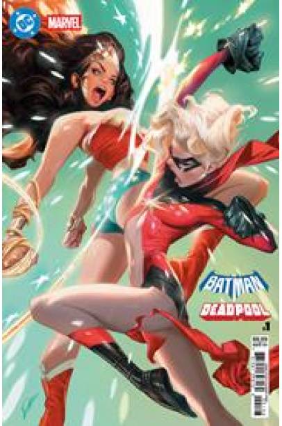 DC MARVEL BATMAN DEADPOOL #1 (ONE SHOT) CVR L ALEXANDER LOZANO WONDER WOMAN MS MARVEL CARD STOCK VAR FIRST PRINT