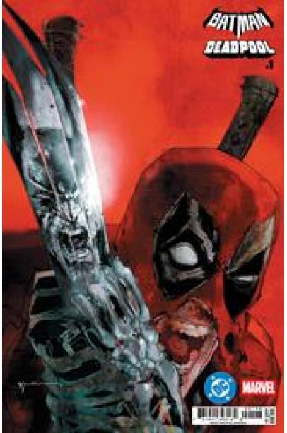 DC MARVEL BATMAN DEADPOOL #1 (ONE SHOT) CVR Q BILL SIENKIEWICZ INCREDIBLE HULK 340 HOMAGE CARD STOCK VAR