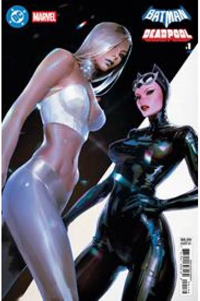 DC MARVEL BATMAN DEADPOOL #1 (ONE SHOT) CVR S SOZOMAIKA CATWOMAN EMMA FROST CARD STOCK VAR FIRST PRINT