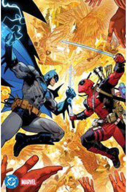 DC MARVEL BATMAN DEADPOOL #1 (ONE SHOT) CVR T DAN MORA FOIL VAR FIRST PRINT