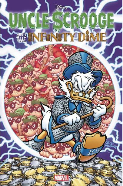 UNCLE SCROOGE INFINITY DIME #1 STEVE MCNIVEN FOIL VAR