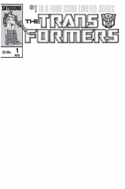 TRANSFORMERS #1 40TH ANNV ED (ONE-SHOT) CVR C BLANK SKETCH