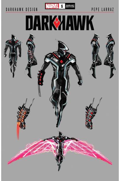 DARKHAWK #1 (OF 5) LARRAZ DESIGN VAR