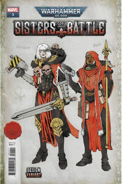 WARHAMMER 40K SISTERS BATTLE #3 (OF 5) SALAZAR DESIGN VAR 1 IN 10