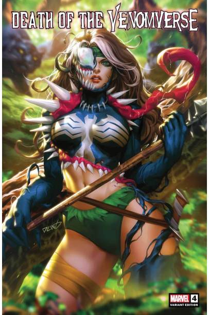 0 DEATH OF THE VENOMVERSE #4  DERRICK CHEW EXCLUSIVE VAR