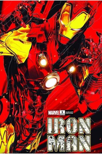Iron Man #1 John Giang Negative Bleed Exclusive