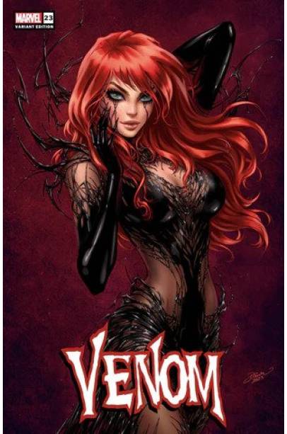 VENOM #23  BY DAWN MCTEIGUE EXCLUSIVE VARIANT 1st Symbiote Black Widow