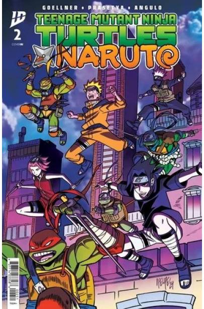 Teenage Mutant Ninja Turtles x Naruto #2 1 in 25 Incentive Var