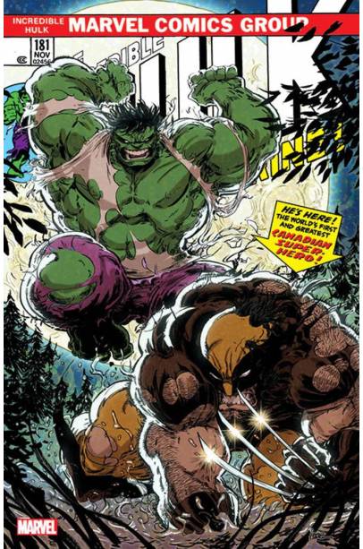 0 INCREDIBLE HULK #181 FACSIMILE EDITION [NEW PRINTING] KAARE ANDREWS EXCLUSIVE VAR