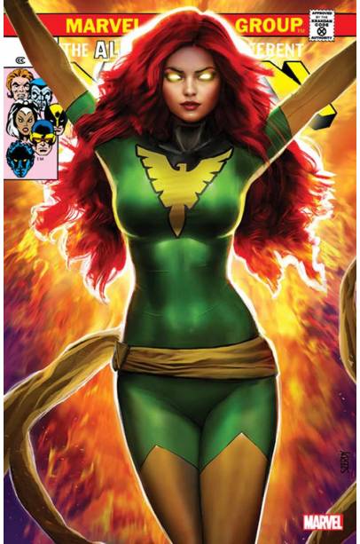 0  1 X-MEN #101 FACSIMILE EDITION NATHAN SZERDY EXCLUSIVE GREEN VAR