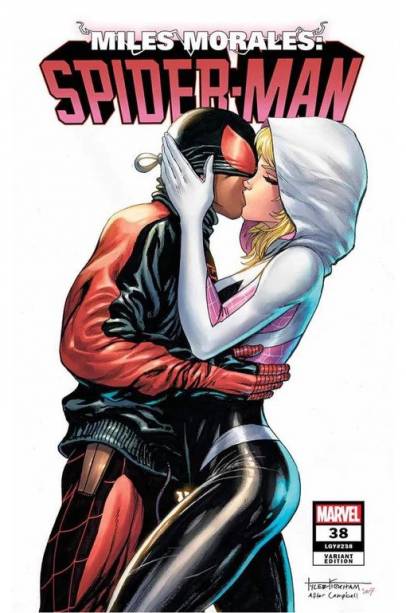 MILES MORALES: SPIDER-MAN 38 TYLER KIRKHAM EXCLUSIVE TRADE VARIANT