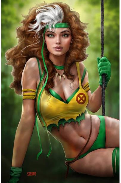 0 ROGUE & GAMBIT #4 NATHAN SZERDY EXCLUSIVE VIRGIN VAR