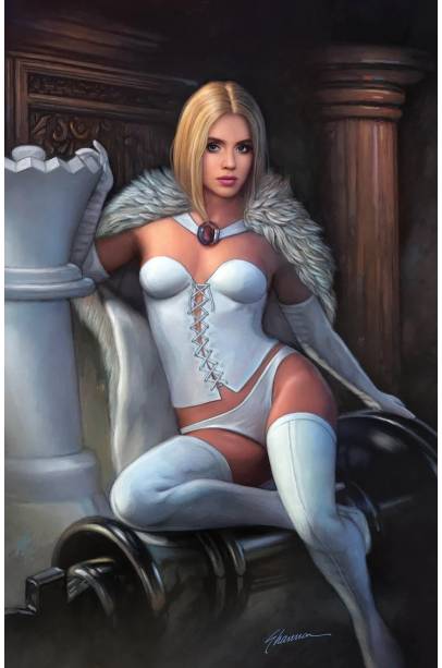 0        EMMA FROST WHITE QUEEN #1 SHANNON MAER EXCLUSIVE VIRGIN VAR