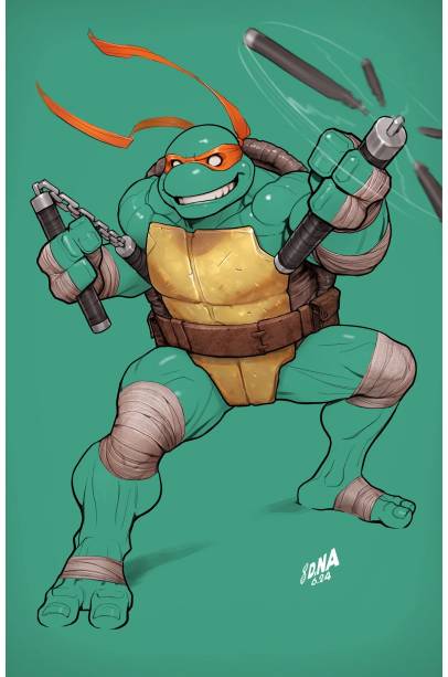 0     Teenage Mutant Ninja Turtles (2024) #2 David Nakayama Virgin Color Bleed Exclusive Var