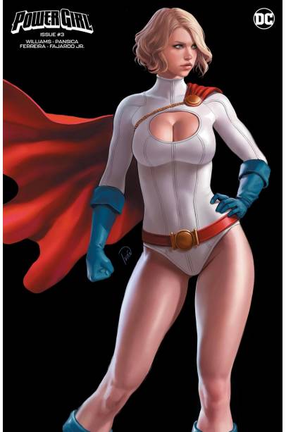 0  POWER GIRL #3 IVAN TALAVERA EXCLUSIVE MINIMAL VIRGIN VAR