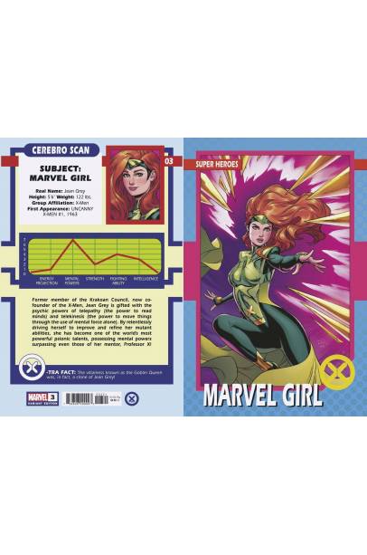 X-MEN #3 DAUTERMAN TRADING CARD VAR