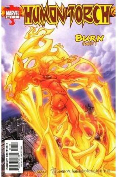 HUMAN TORCH BURN PART 1 COMPLETE SET 1-12