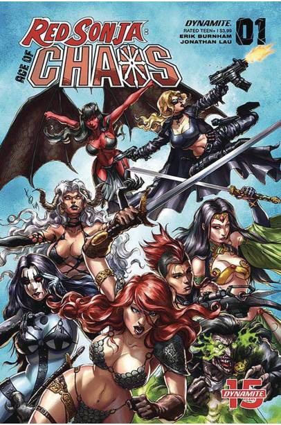 RED SONJA AGE OF CHAOS #1 -6 COMPLETE SET ALL ALAN QUAH COVERS