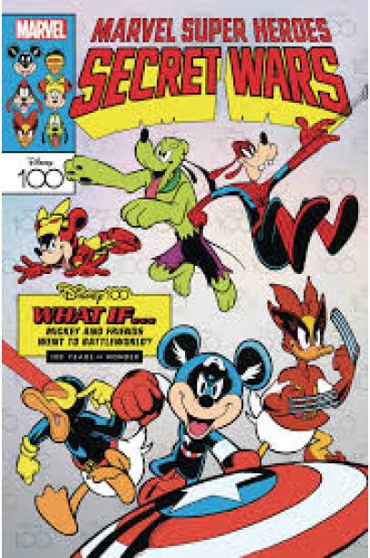 AMAZING SPIDER-MAN #37 DE LORENZI DISNEY100 SECRET WAR VAR