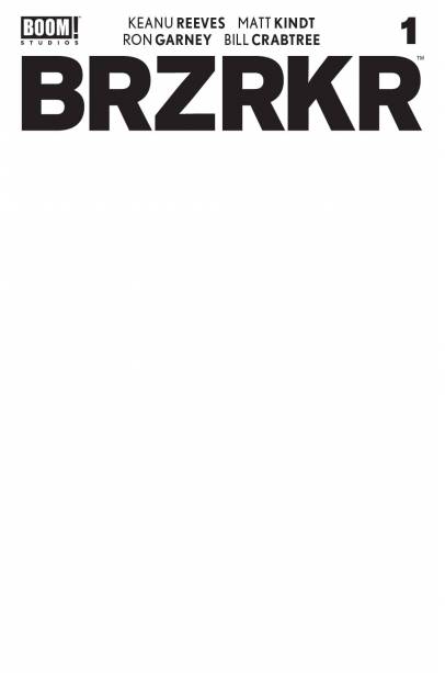 BRZRKR (BERZERKER) #1 CVR E BLANK SKETCH VAR (MR) FIRST PRINT