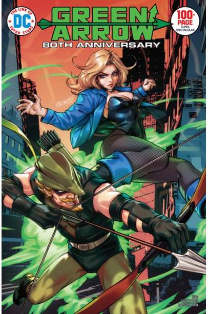 GREEN ARROW 80TH ANNIVERSARY 100-PAGE SUPER SPECTACULAR #1 CVR E DERRICK CHEW 1970S VAR FIRST PRINTING