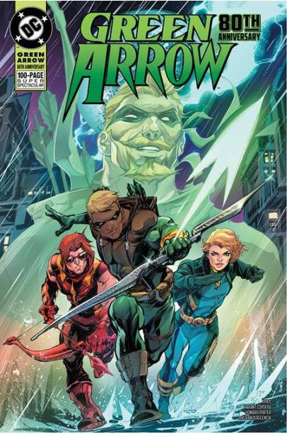 GREEN ARROW 80TH ANNIVERSARY 100-PAGE SUPER SPECTACULAR #1 CVR G HOWARD PORTER 1990S VAR FIRST PRINTING
