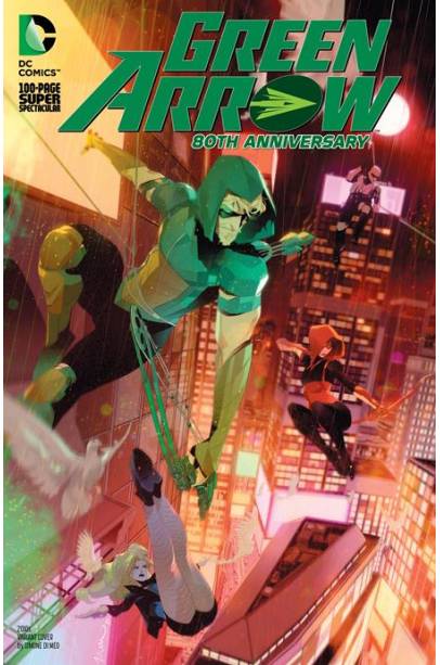 GREEN ARROW 80TH ANNIVERSARY 100-PAGE SUPER SPECTACULAR #1 CVR I SIMONE DI MEO 2010S VAR FIRST PRINTING