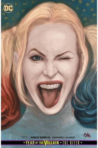 HARLEY QUINN #63 CARD STOCK VAR ED YOTV THE OFFER