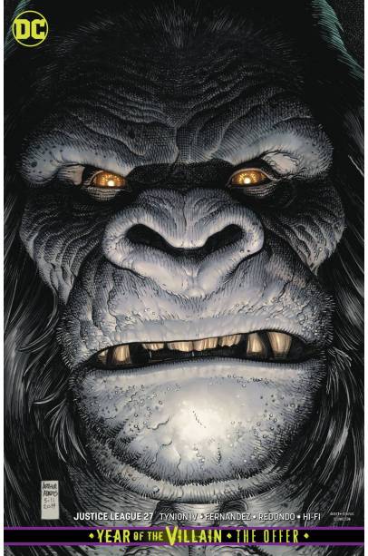 JUSTICE LEAGUE #27 CARD STOCK YOTV VAR ED THE OFFER