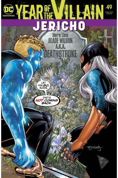 DEATHSTROKE #49 YOTV ACETATE COVER