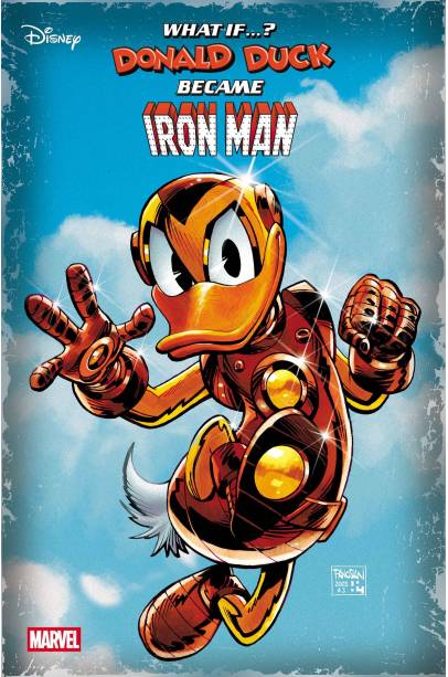WHAT IF DONALD DUCK BECAME IRON MAN #1 DAN PANOSIAN VAR