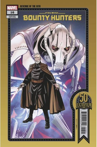 STAR WARS BOUNTY HUNTERS #16 SPROUSE LUCASFILM 50TH VAR WOBH