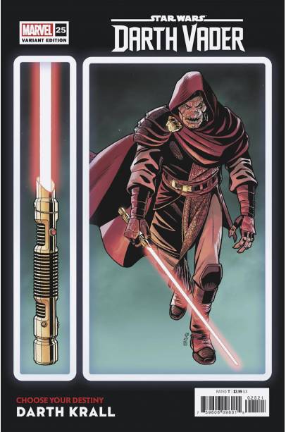 STAR WARS DARTH VADER #25 SPROUSE CHOOSE YOUR DESTINY VAR DARTH KRALL