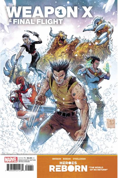 HEROES REBORN WEAPON X AND FINAL FLIGHT #1