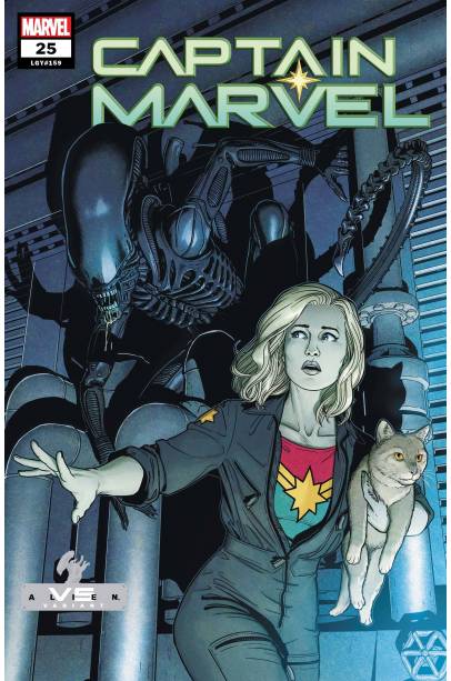 CAPTAIN MARVEL #25 MCKELVIE MARVEL VS ALIEN VAR