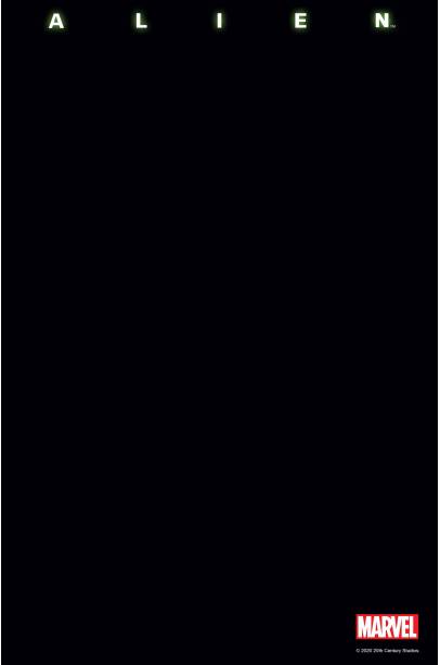 ALIEN #1 BLACK BLANK VAR