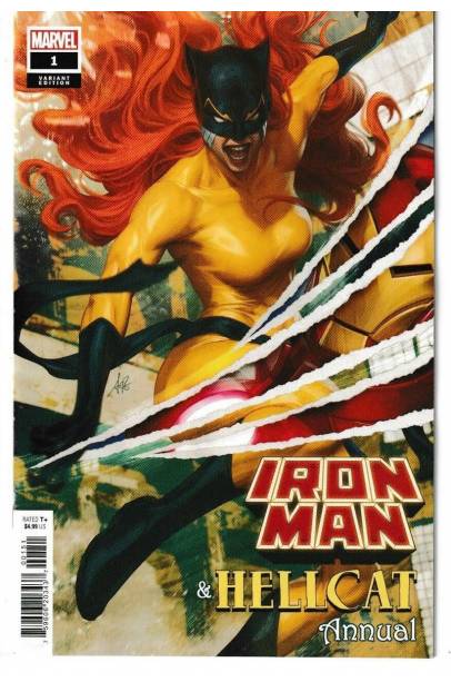 IRON MAN HELLCAT ANNUAL #1 ARTGERM VAR