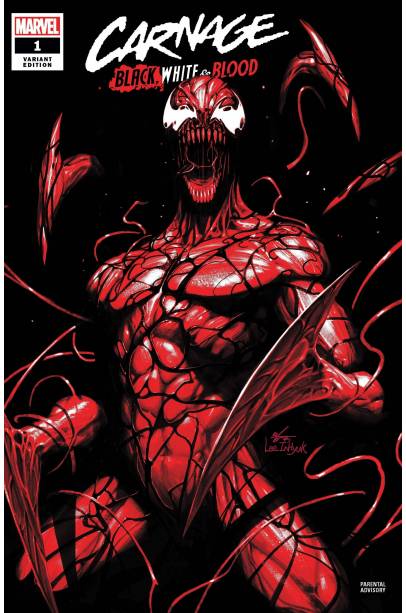 CARNAGE BLACK WHITE AND BLOOD #1 (OF 4) INHYUK LEE VAR
