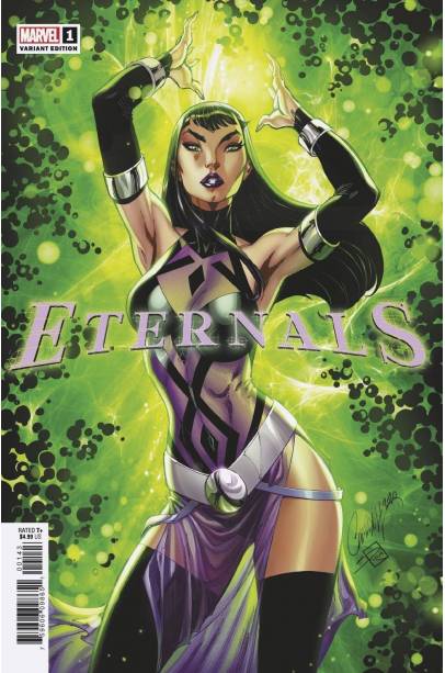 ETERNALS #1 JS CAMPBELL VAR FIRST PRINTING