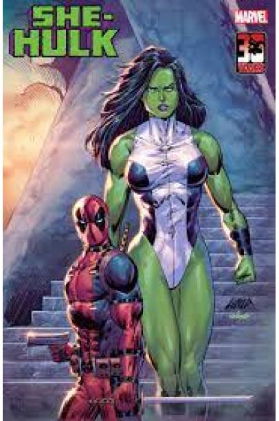 SHE-HULK #1 LIEFELD DEADPOOL 30TH VARIANT FIRST PRINT